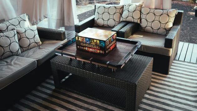 The StageTop Custom Game Table holds more than 45 pounds.