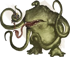 Underwater D&D Monsters: Froghemoth