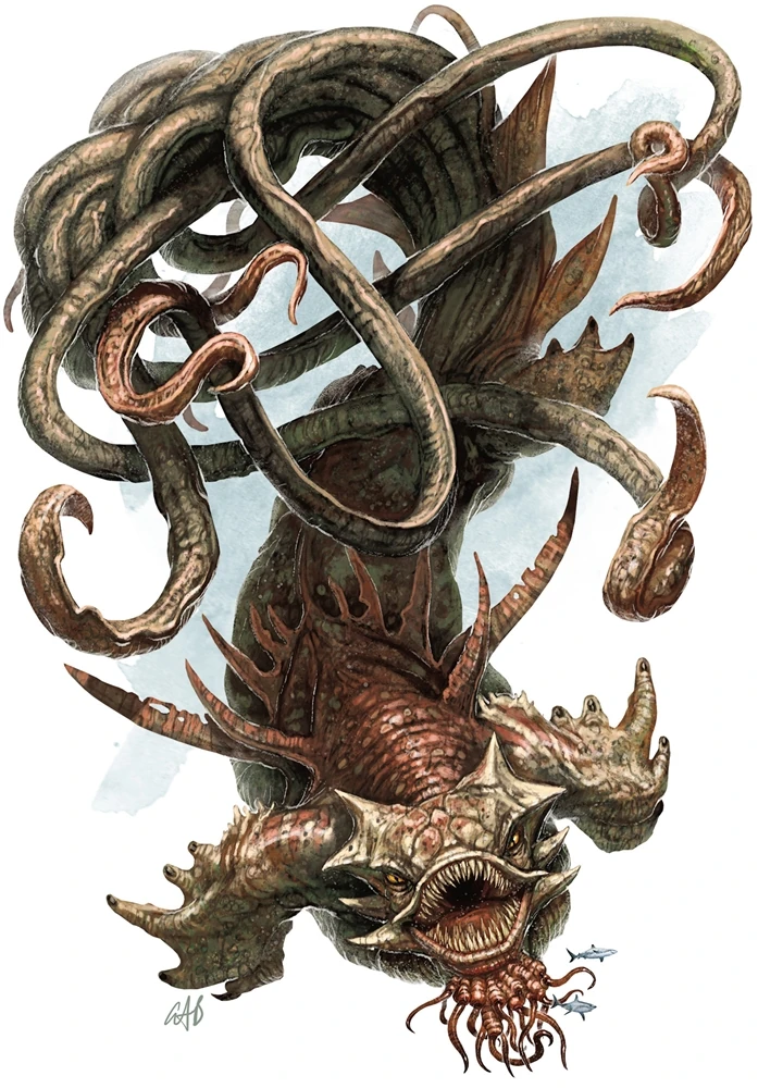 Underwater D&D Monsters: Kraken