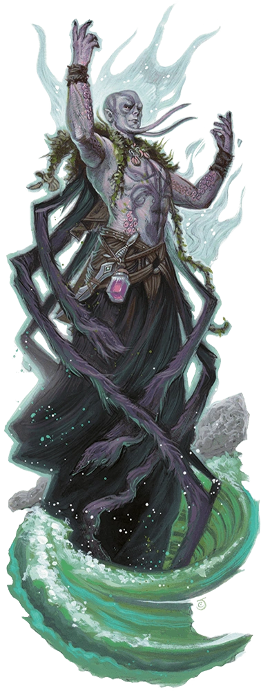 Underwater D&D Monsters: Kraken Priest