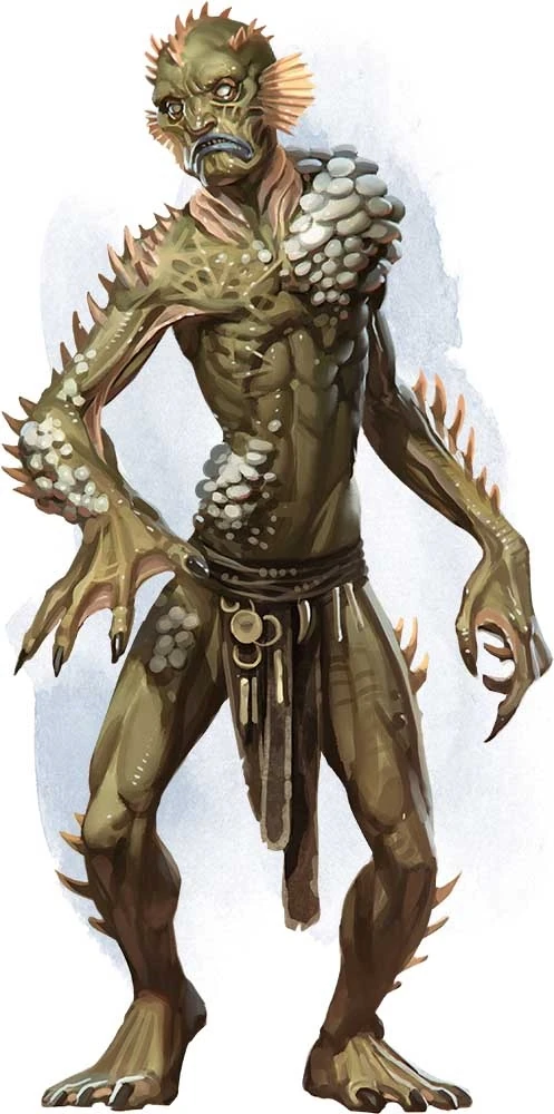 Underwater D&D Monsters: Sea Spawn